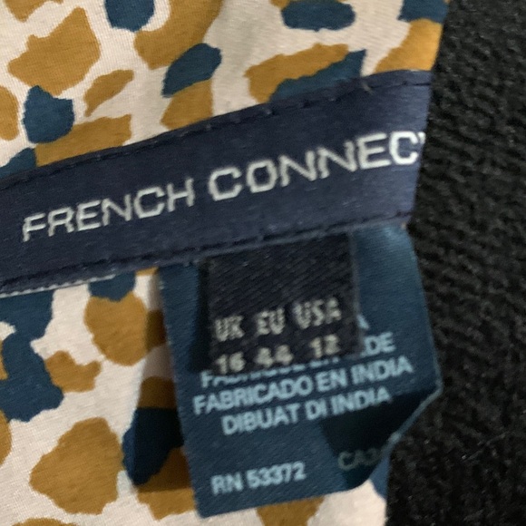 French Connection Animal Print Long Sleeve Dress - Picture 10 of 10